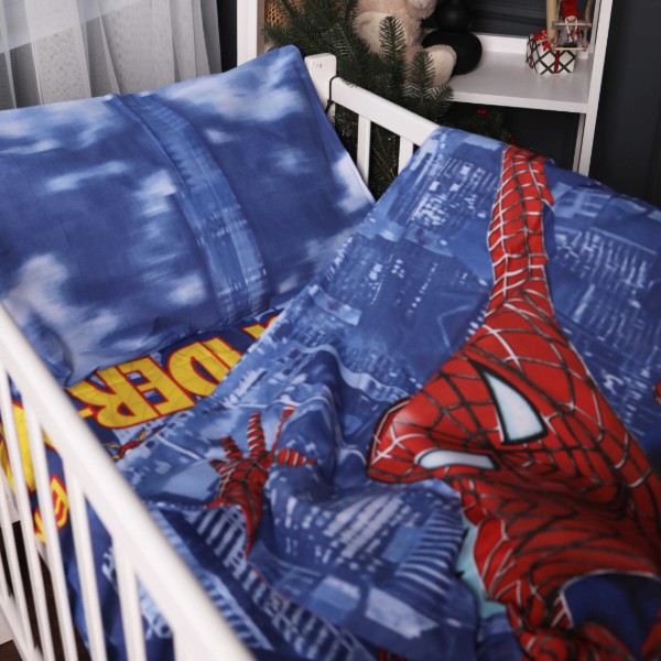 Фото - Комплект постельного белья MirSon Kids Time 17-0700 Spider-Man 160x220 см Бязь (2200010457865)